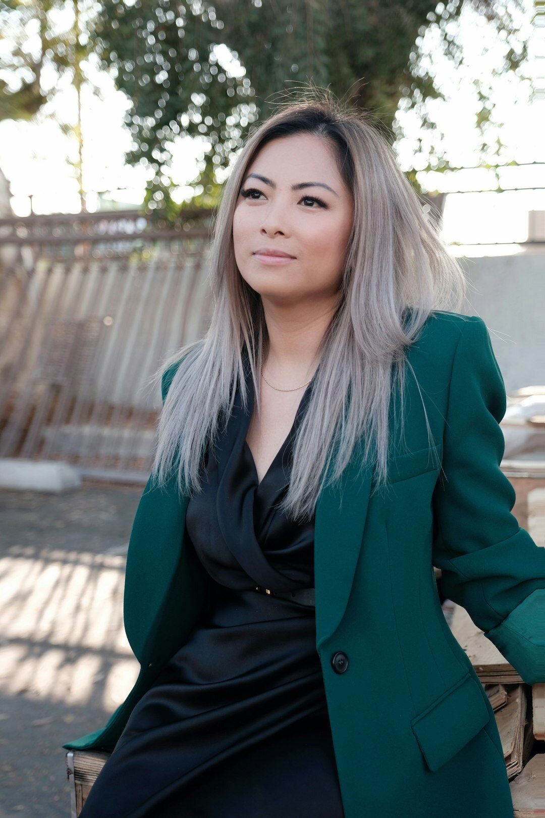 Portrait of a professional woman in elegant business attire