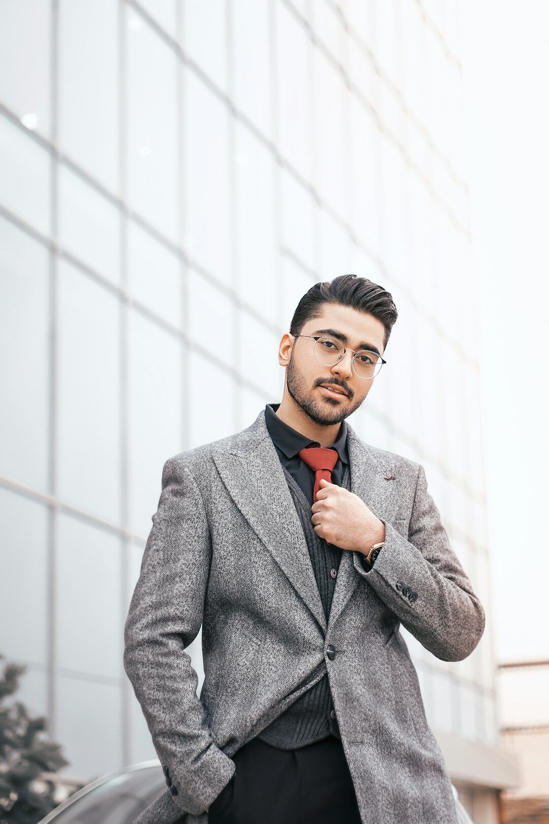 Portrait of a young professional man in a blazer